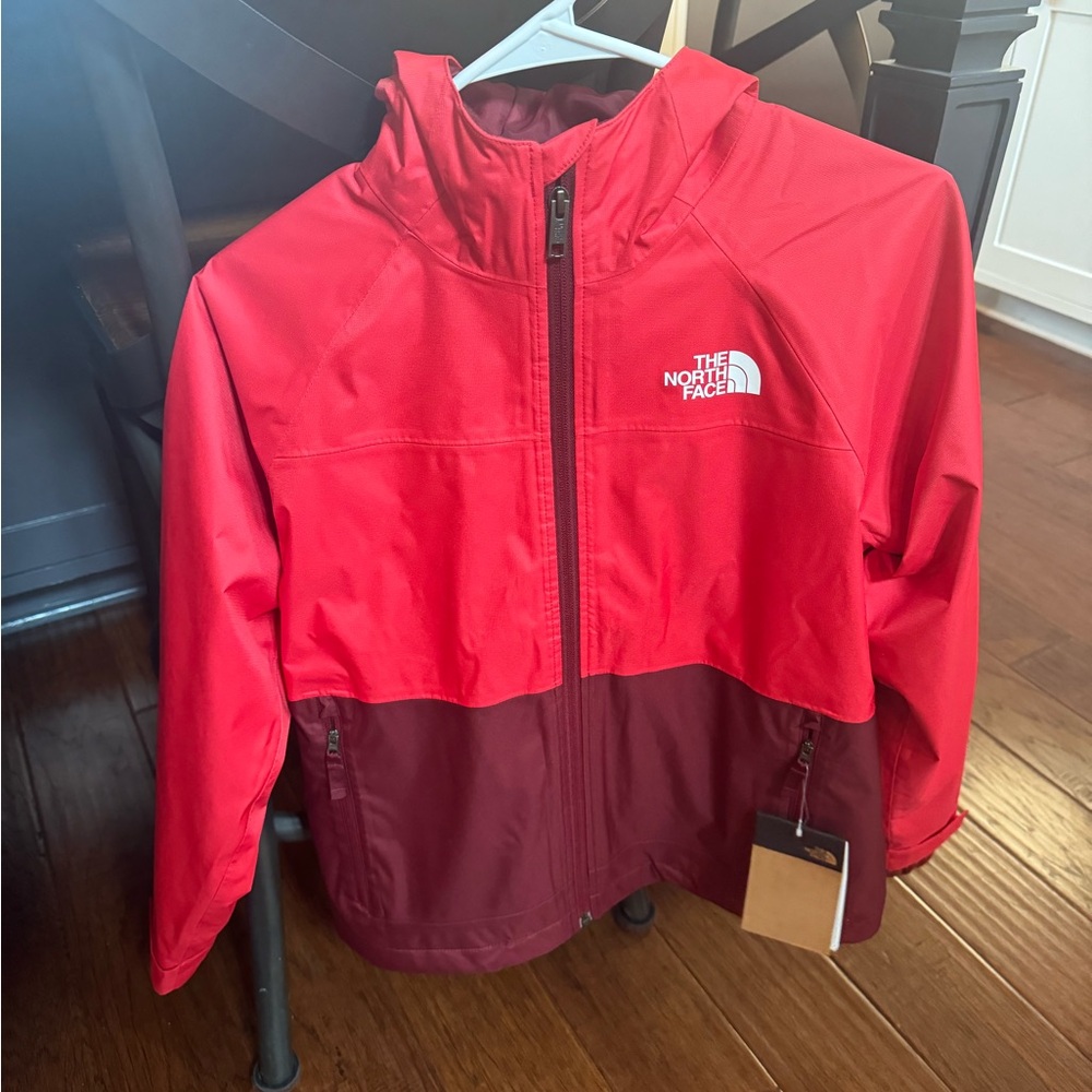 Large boys red raincoat